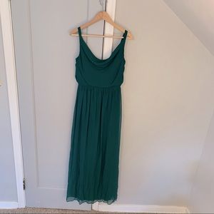 After Six Bridesmaid Dress Hunter Green